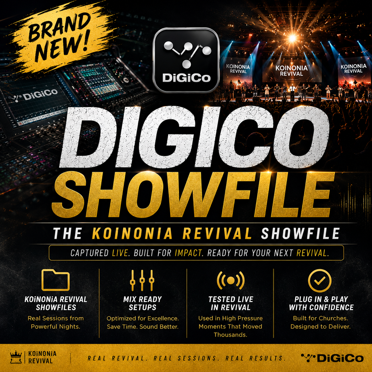 Digico Showfile from the Koinonia Revival