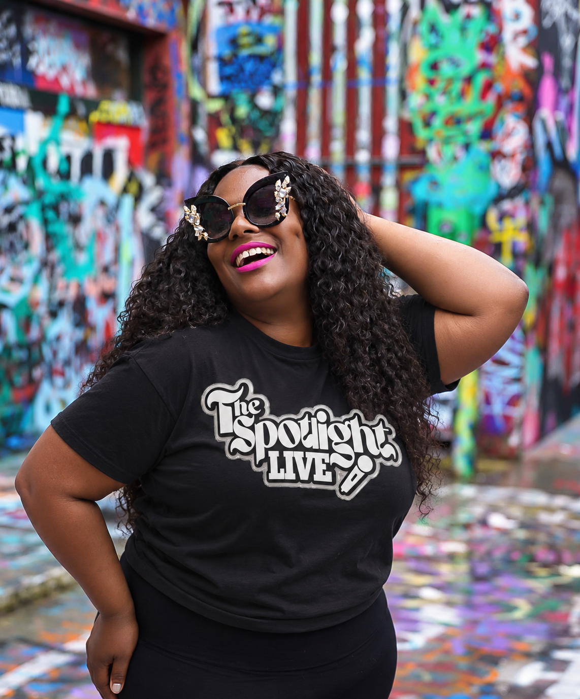 SPOTLIGHT Live! Black Tee Shirt