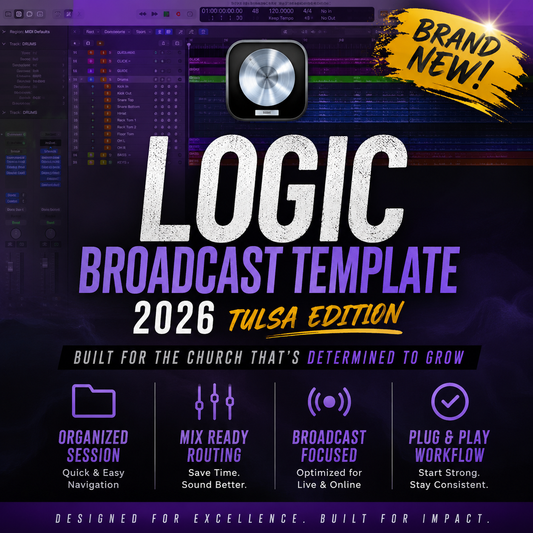 Logic Pro Broadcast Template