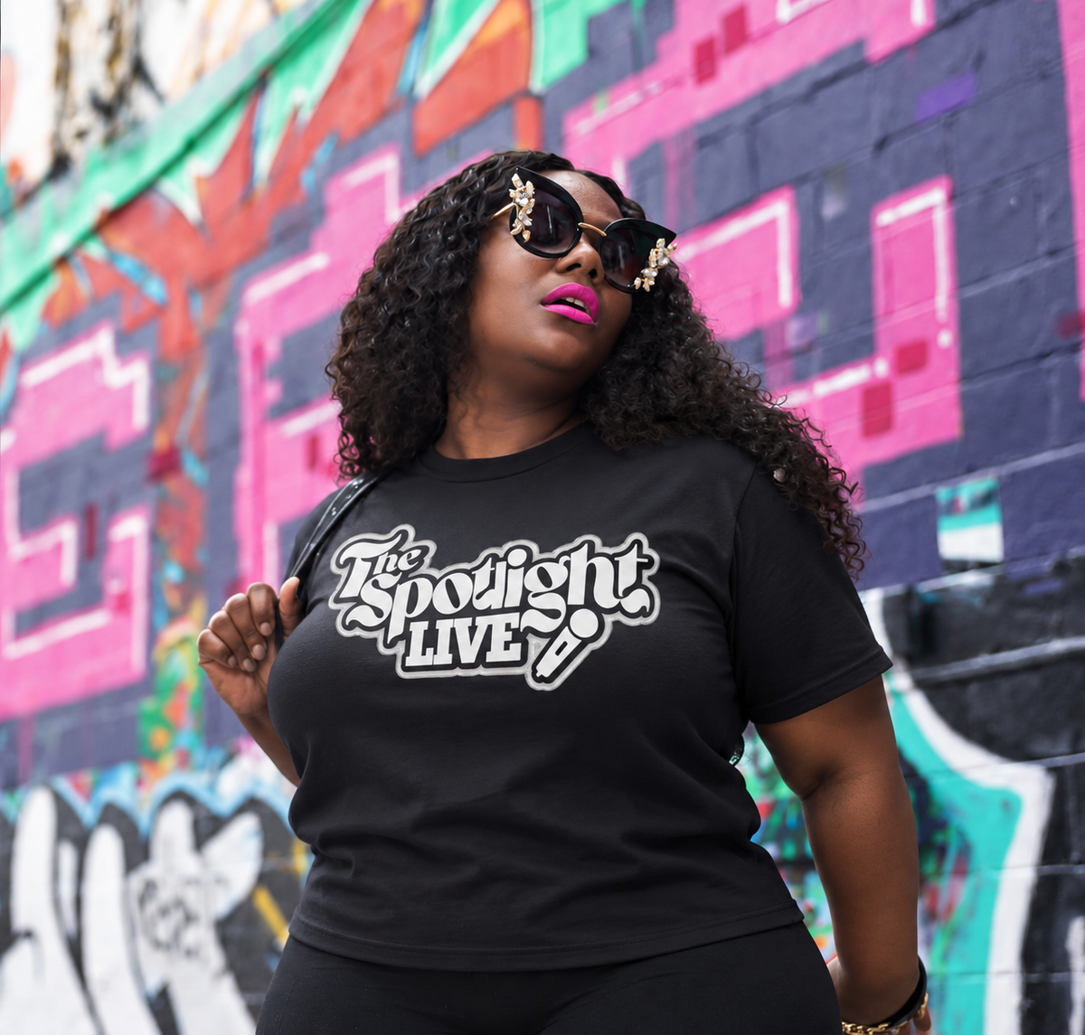 SPOTLIGHT Live! Black Tee Shirt