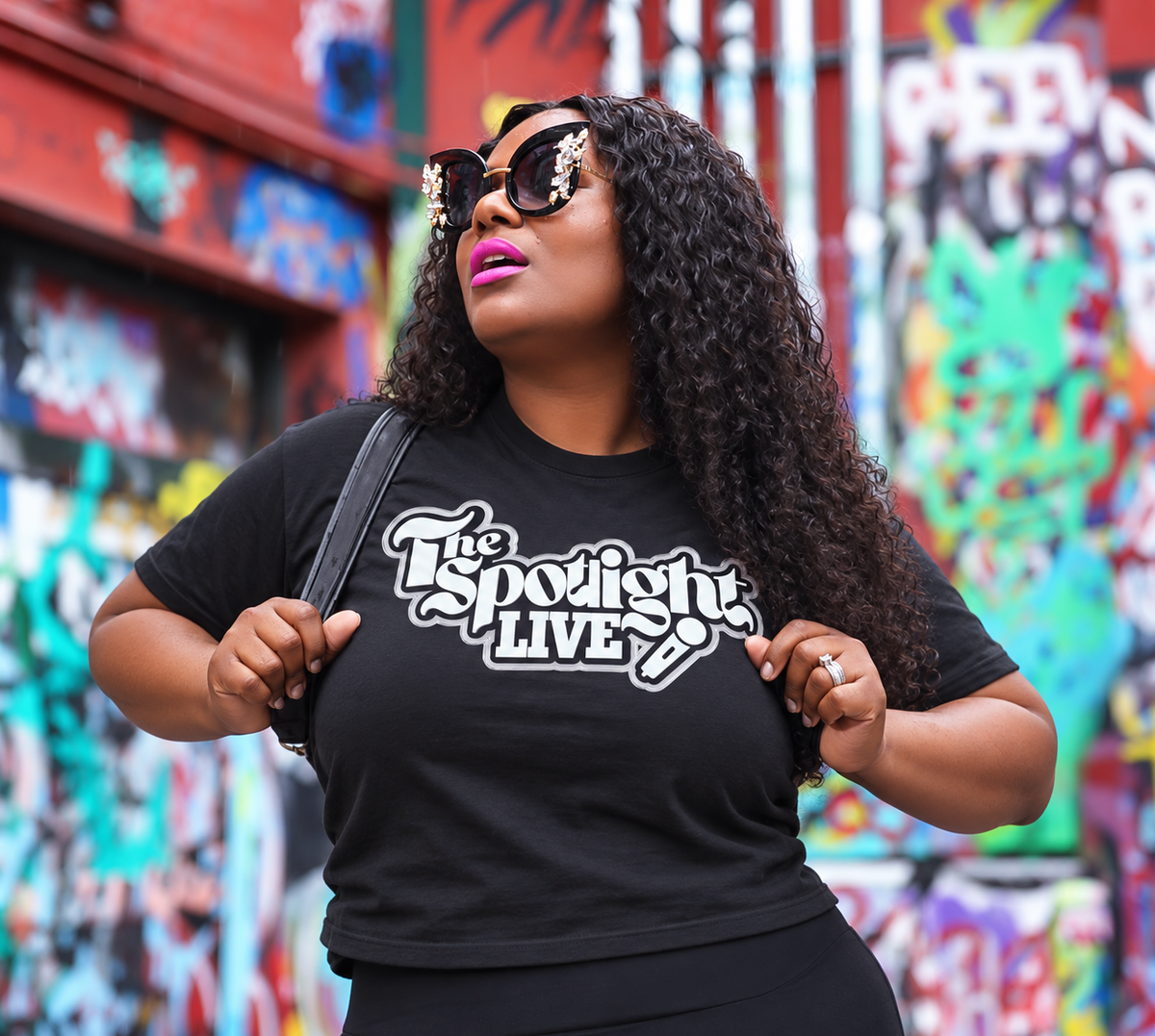 SPOTLIGHT Live! Black Tee Shirt