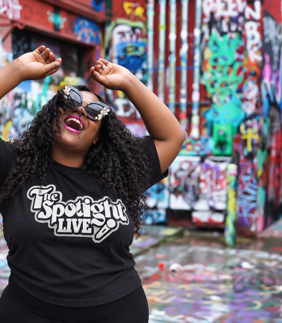 SPOTLIGHT Live! Black Tee Shirt